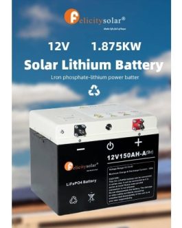 Solar Lithium Battery 12V 1.875KW