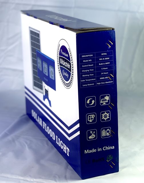 300W WakaTek Solar Flood Light - Image 3